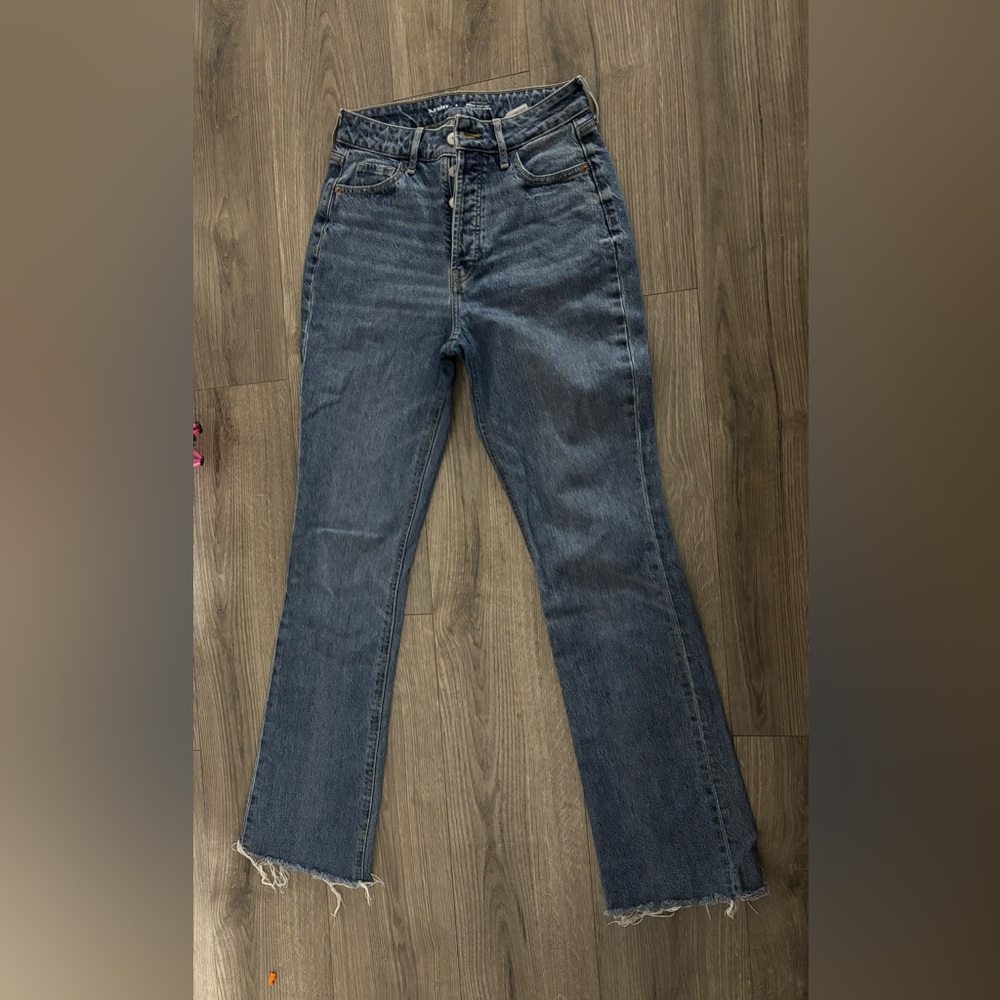 Old Navy Dark Blue Flare Jeans